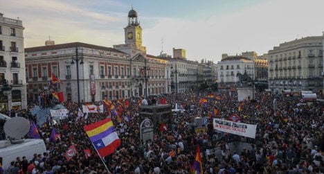 Thousands call for end to Spain's monarchy
