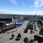To the east, one sees the spire tower of Børsen and Christianshavn. Photo: Justin Cremer