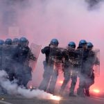 Protesters arrested over Rome violence