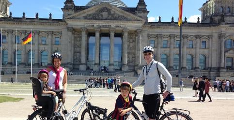 Seven-year-old Swede cycles to Berlin