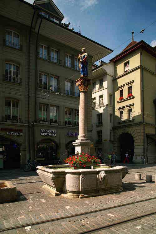 Bern’s unusual fountains tell capital story