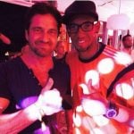Defender Jerome Boateng is also in the USA and met actor Gerard Butler.Photo: instagram.com/jeromeboateng
