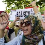 Gaza crisis: Spaniards stage anti-Israel protest