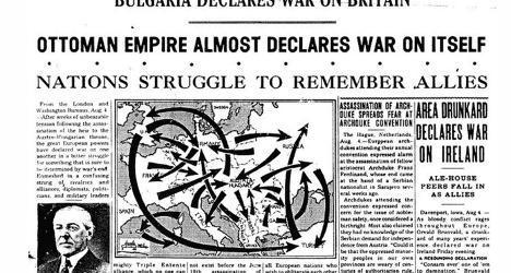 History fail: Paper runs WWI satire story as fact