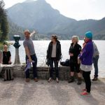 The Langbathseen are two lakes in Upper Austria's Salzkammergut. Feldküche member Martin Fetz greeted guests as they arrived. Photo: Beatrix Kovats