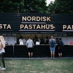 The Nodisk Pastahus is just one of the well over 100 food stalls found at the Roskilde Festival.Photo: Bobby Anwar