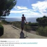 Many of the players reportedly went to Mats Hummels' villa in Croatia. Photo: twitter.com/@matshummels