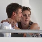 Thomas Müller and his wife Lisa have been watching horses in Aachen. Photo: DPA