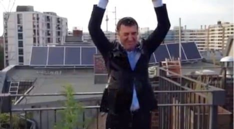 Greens boss films ice challenge with cannabis