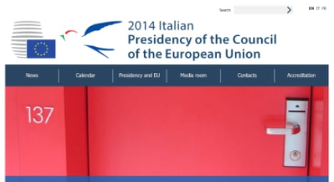 Italy urged to include German on EU website