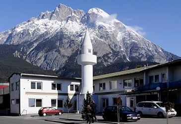 Tyrol mosque defaced with swastikas