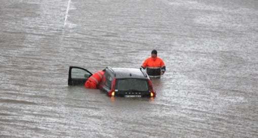 Flash floods cause chaos in southern Sweden
