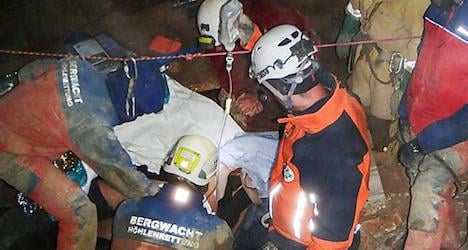 Injured caver rescued from Tennen mountain