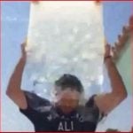 Celebrity chef <b>Steffan Henssler</b> is happy to take an ice shower.Photo: Source: YouTube