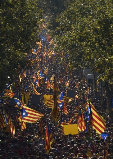 IN PICTURES: Catalonia’s eventful National Day