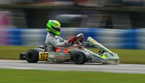 Schumacher Jr follows in father's tyre tracks