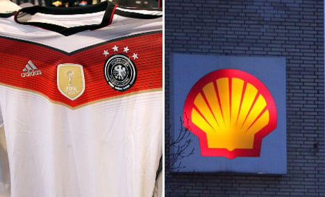 Minister attacks Shell's oil and Adidas' jerseys