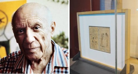 France releases unseen Picasso 'doodle' letter