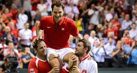 Swiss head to Davis Cup final after beating Italy