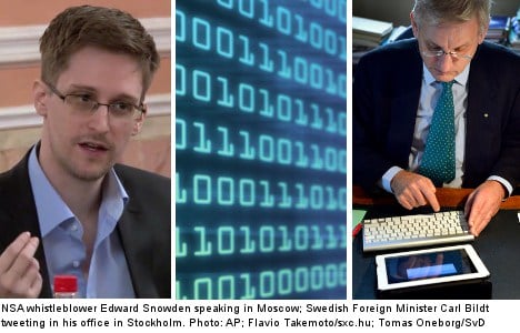 Row as Snowden wins Swedish rights prize