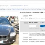eBay users snub Italy’s luxury official cars