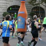 Some people took a lighthearted approach to marathon costuming.Photo: DPA