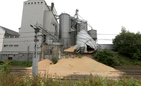 Grain silo accident causes rail havoc: Vestby