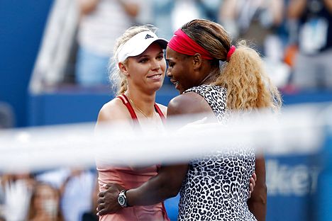 Wozniacki falls to friend Williams in US Open final