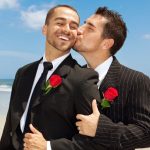 <b>Manly 'bises':</b> France has gay marriage and is a largely gay-friendly
country, but many of those men you will see pecking each other on the
cheek are probably not gay. French men often kiss their male relatives
or close friends instead of shaking hands.Photo: Shutterstock