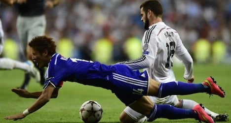 Real Madrid thrash Basel in Champions Cup game