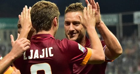Italy and England unite in Totti adoration