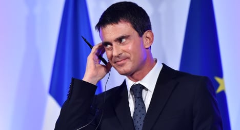 Valls takes on UK press over French caricature