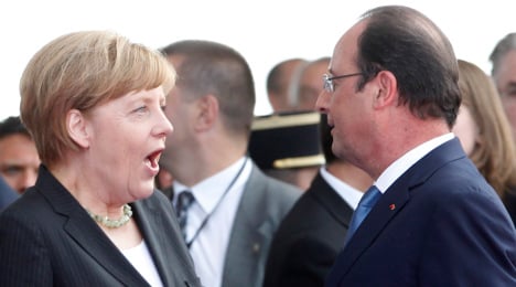 Merkel fires budget warning towards France