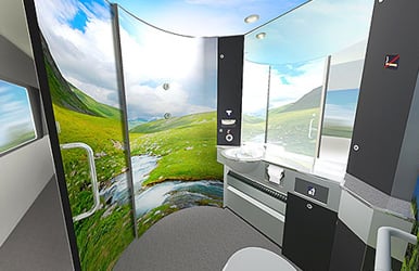 The train toilet that smells 'like space'
