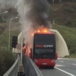 Swedish rockers avoid tragedy in bus fire