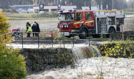 Swedish town 'like Venice' after heavy rains