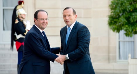 Hollande's Australia visit will be a first for France