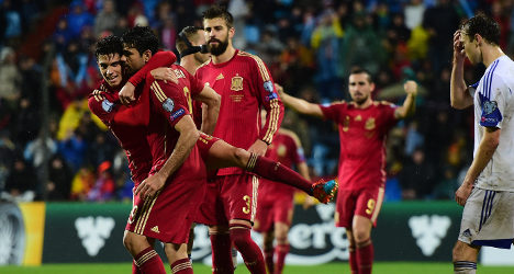 Costa finally scores as Spain crush Luxembourg