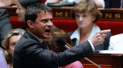 French PM Valls blasts 'backward-looking left'