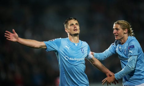 Malmö beat Olympiacos in Champions clash