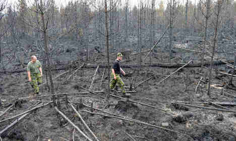 Forest fire zone becomes 'tourist hit' for Sweden