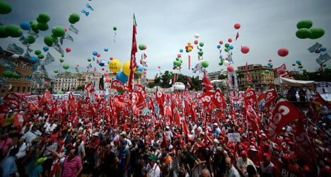 Up to a million to march for jobs creation in Rome