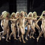 <b>Flash dance:</b> Wigs and weiners were on display as a group of nude dancers performed "Un peu de tendresse bordel de merde !" (a little tenderness for crying out loud !) at the Avignon International Theatre festival in 2009.Photo: AFP