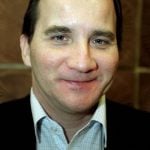 Stefan Löfven began his career as a welder and went on to work for Swedish trade union IF Metall. Here he is looking fresh faced in 2001.Photo: TT