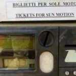 For the inexperienced translator, "only mopeds" easily becomes "sun motion".Photo: Wanted in Rome