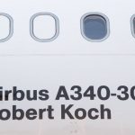 The plane has been named after pioneering German microbiologist Robert Koch (1843-1910), whose work laid the foundations of modern bacteriology.Photo: DPA