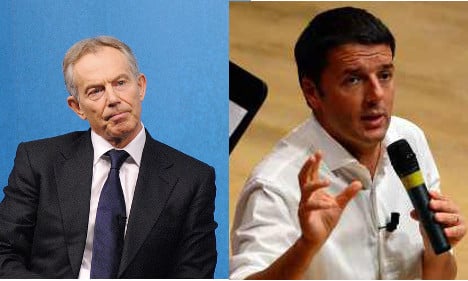 Tony Blair applauds Renzi's 'bravery'