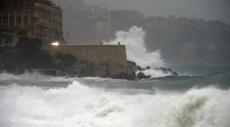 IN IMAGES: Storms lash French Riviera