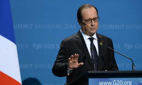 Hollande rejects ‘pressure’ over warship delivery to Russia