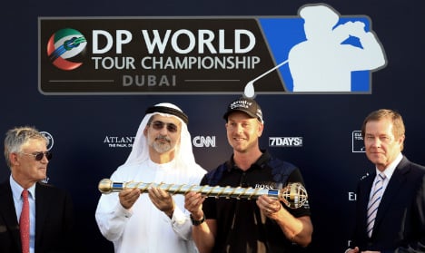 Swede Stenson defends DP World Tour title